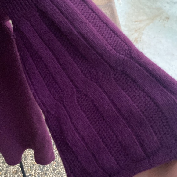 Ann Taylor Rich Purple Long Sleeve Dress - Picture 6 of 7